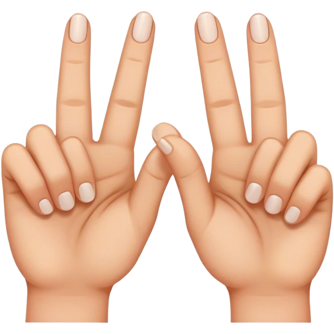 crossed fingers emoji