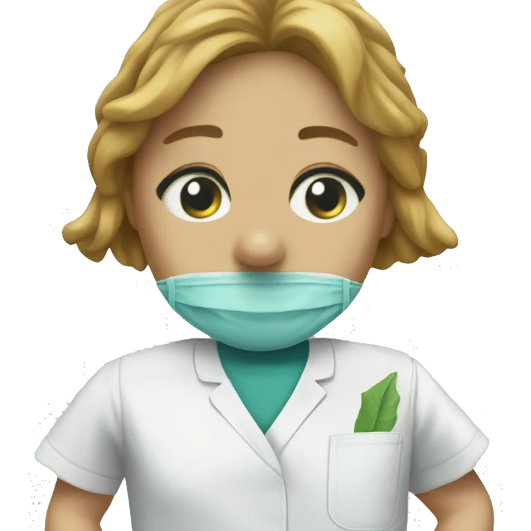 scrub top  emoji
