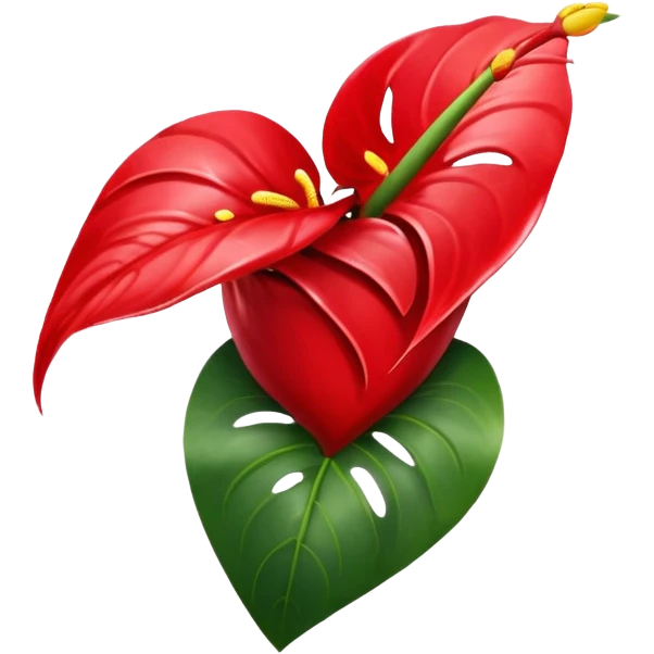 Цветок антуриум  emoji