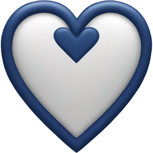 navy blue heart emoji