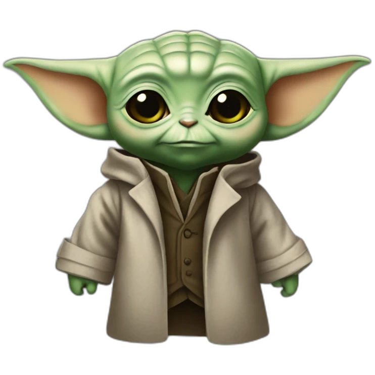  BABY YODA WEARING A SUIT emoji