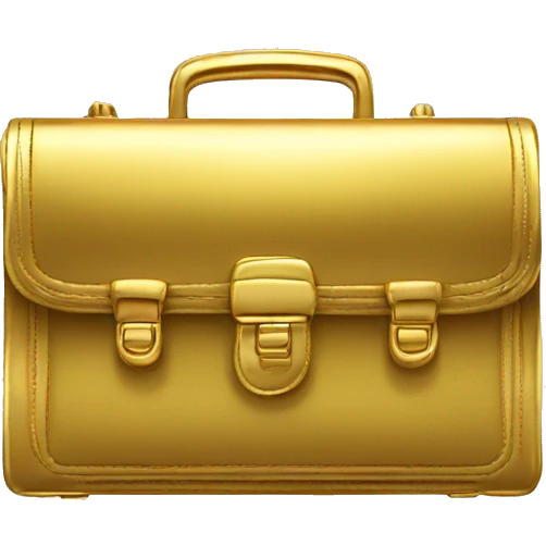gold briefcase emoji
