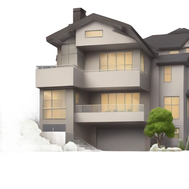 big modern house emoji