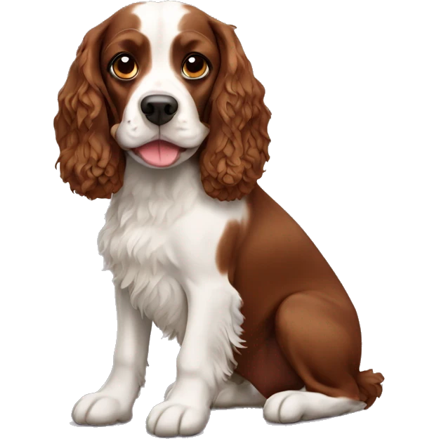 french britanny spaniel dog emoji