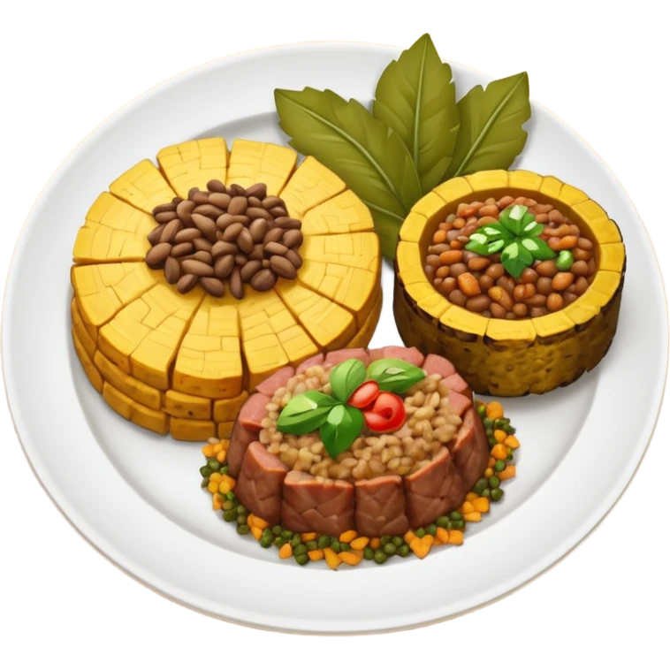 Puerto rican dinner emoji