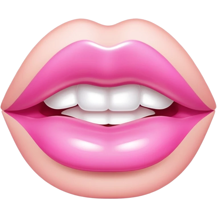 light pink lip gloss emoji