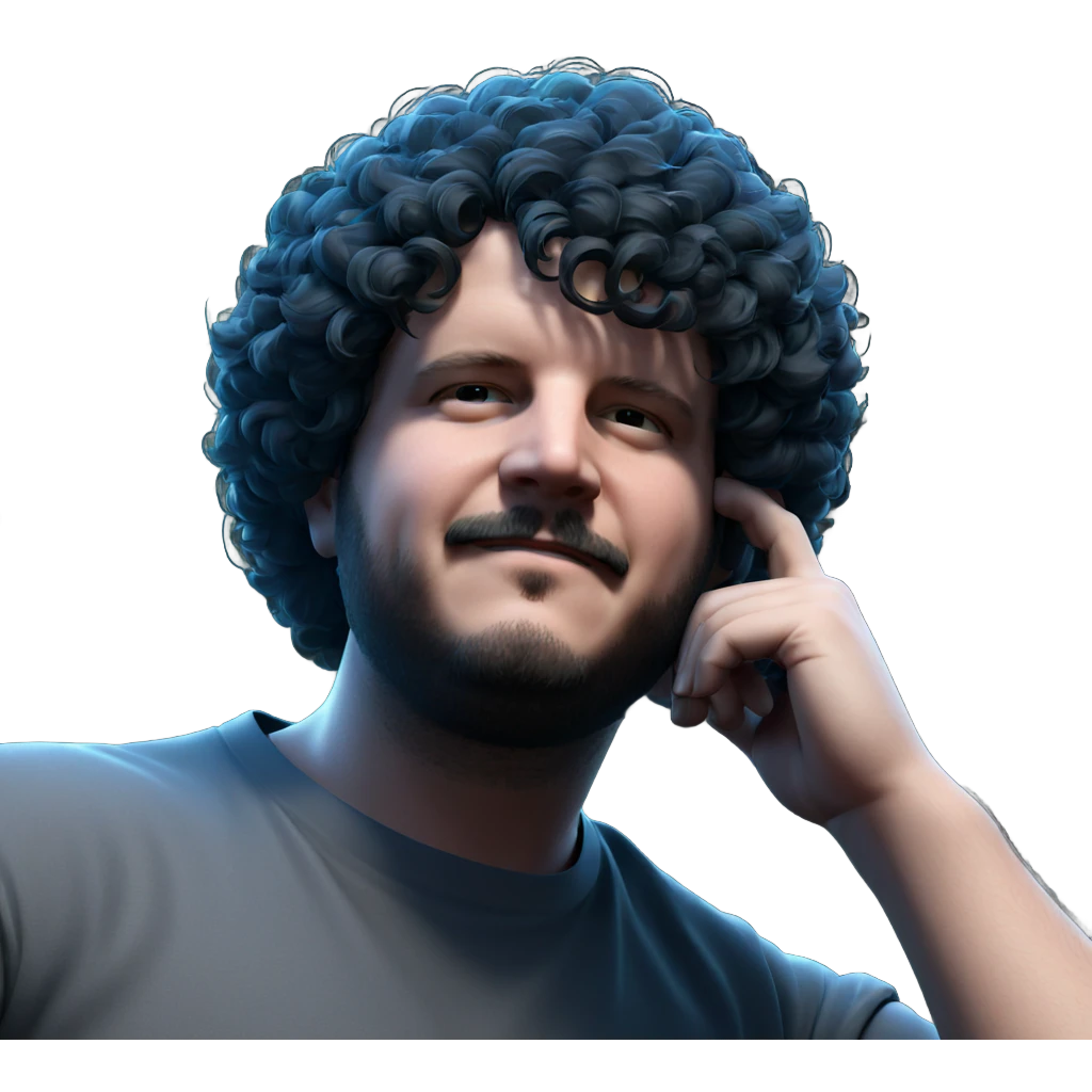 serene portrait of a man emoji