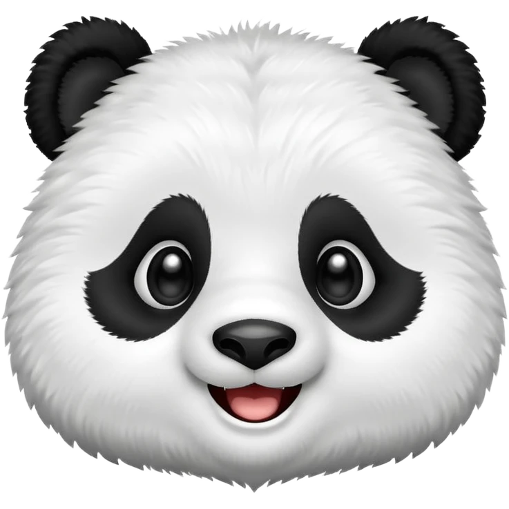 A cute panda emoji smiling emoji