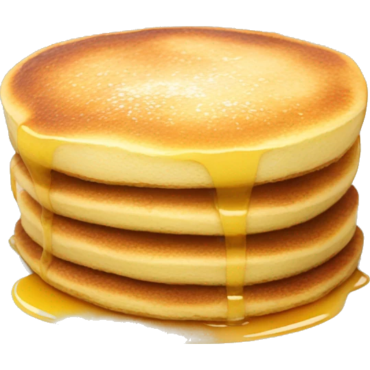 Souffle pancake emoji
