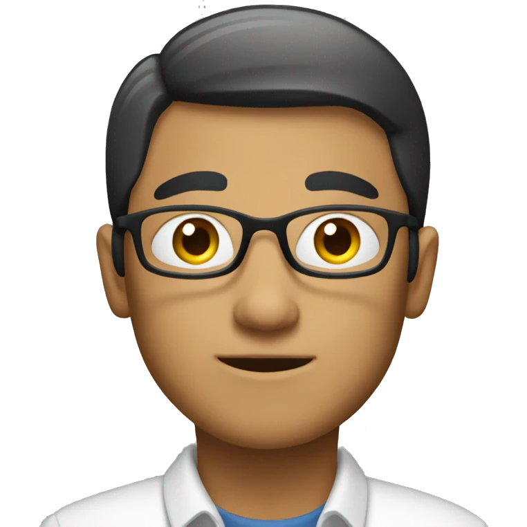 yound adult showing a project emoji