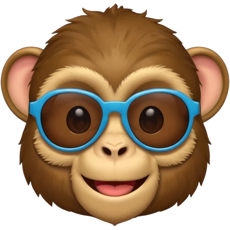  monkey with sun glasses  emoji