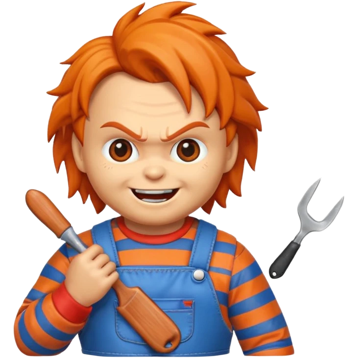 Un emojin de chuky emoji