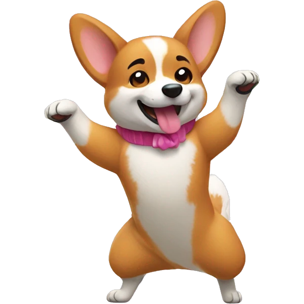 dancing corgi emoji