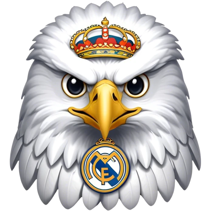 real madrid album with eagle emoji