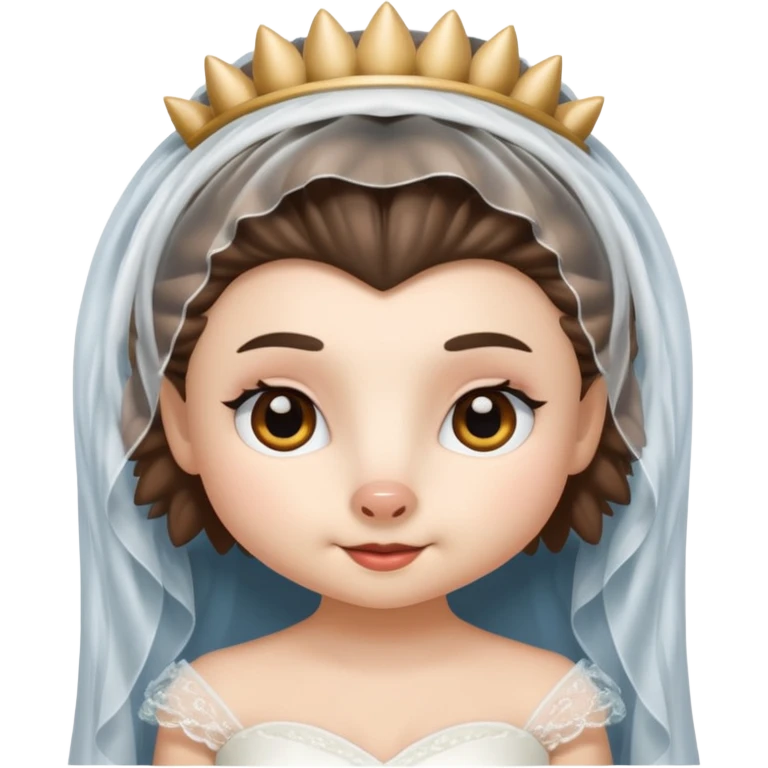 hedgehog bride emoji