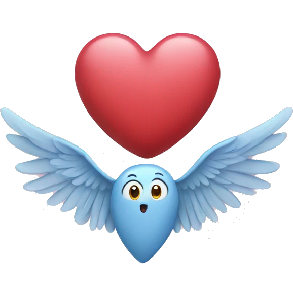 heart with wings emoji