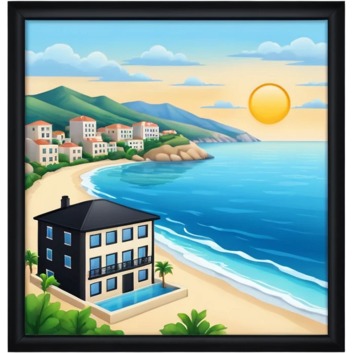 apartment with sea view emoji