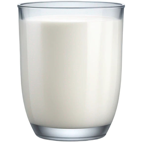 Milk in glass emoji
