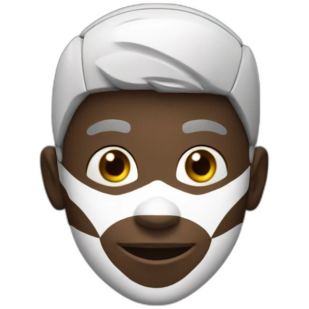 Vinicius portrait realistic 3d football player emoji