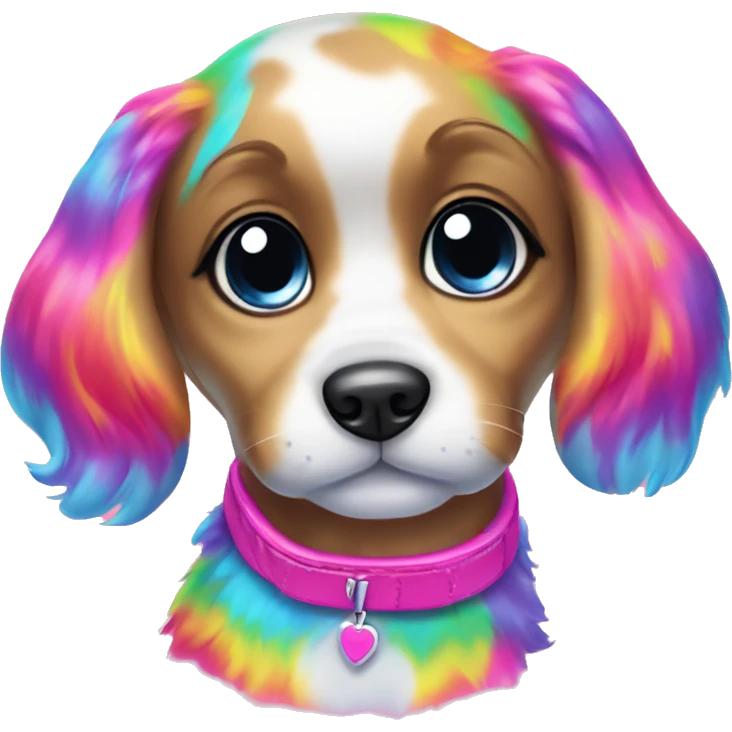 lisa frank puppy emoji