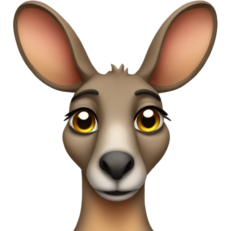 Sad kangaroo emoji