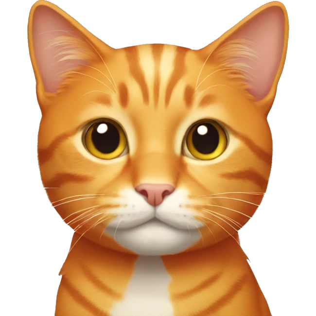 Orange cat  emoji