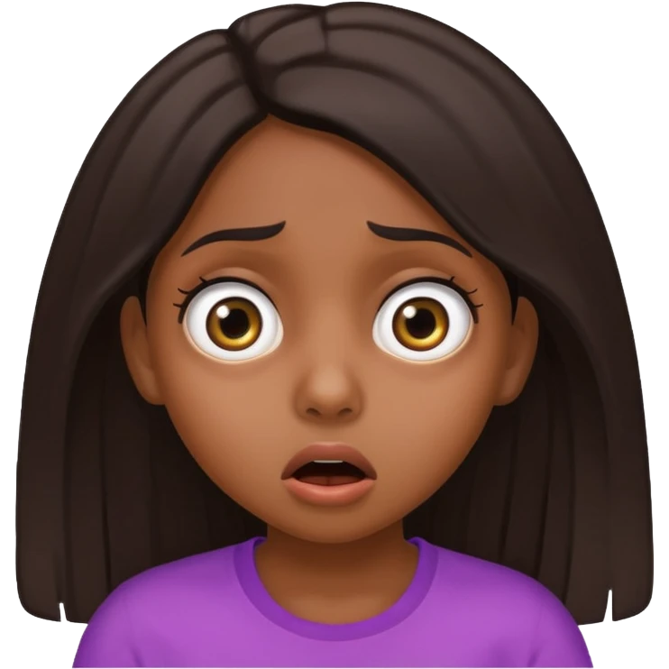 Shocked Hispanic girl  emoji