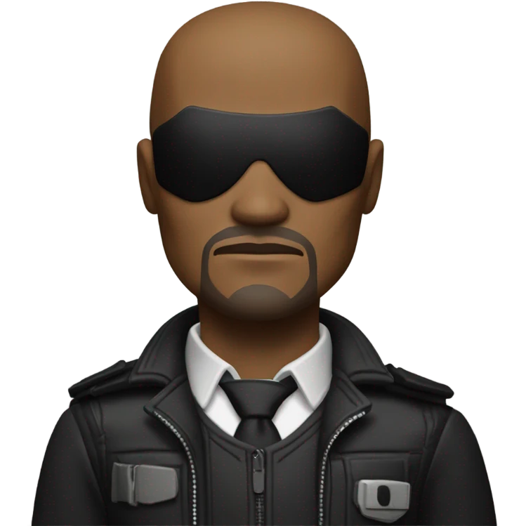 Nick Fury Marvel black eye patch one eye only emoji