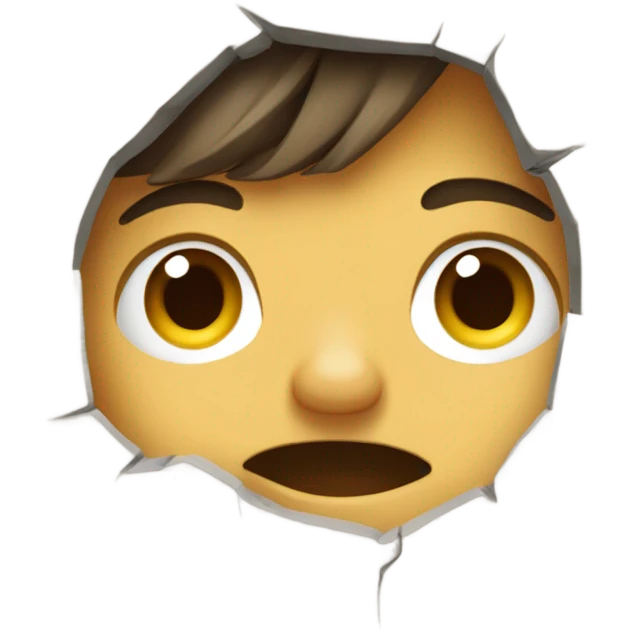 students peeking outemoji emoji