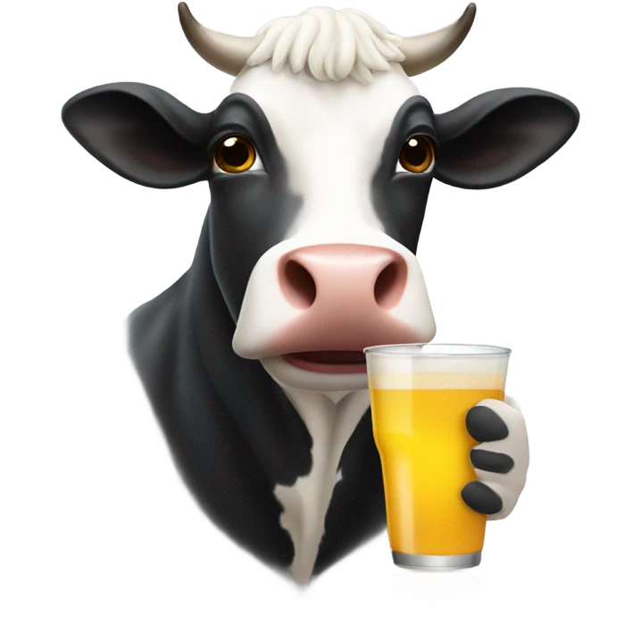 Moo Deng drinking emoji