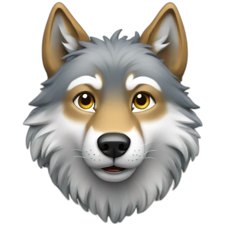 Loup fait d'eau emoji