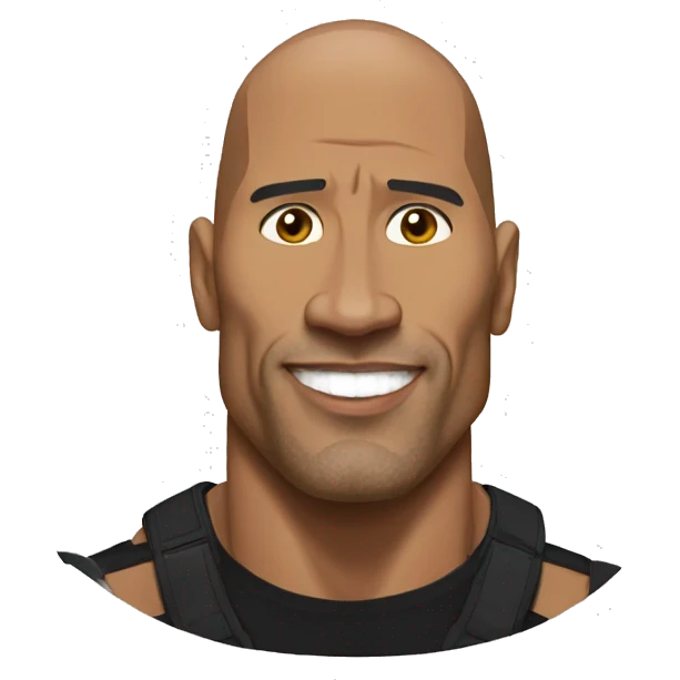 the rock dubitatif emoji
