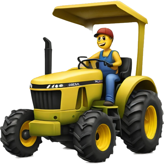 tracteur tondeuse emoji