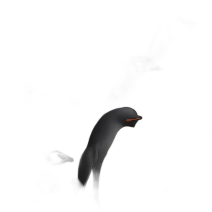 penguin in fire emoji