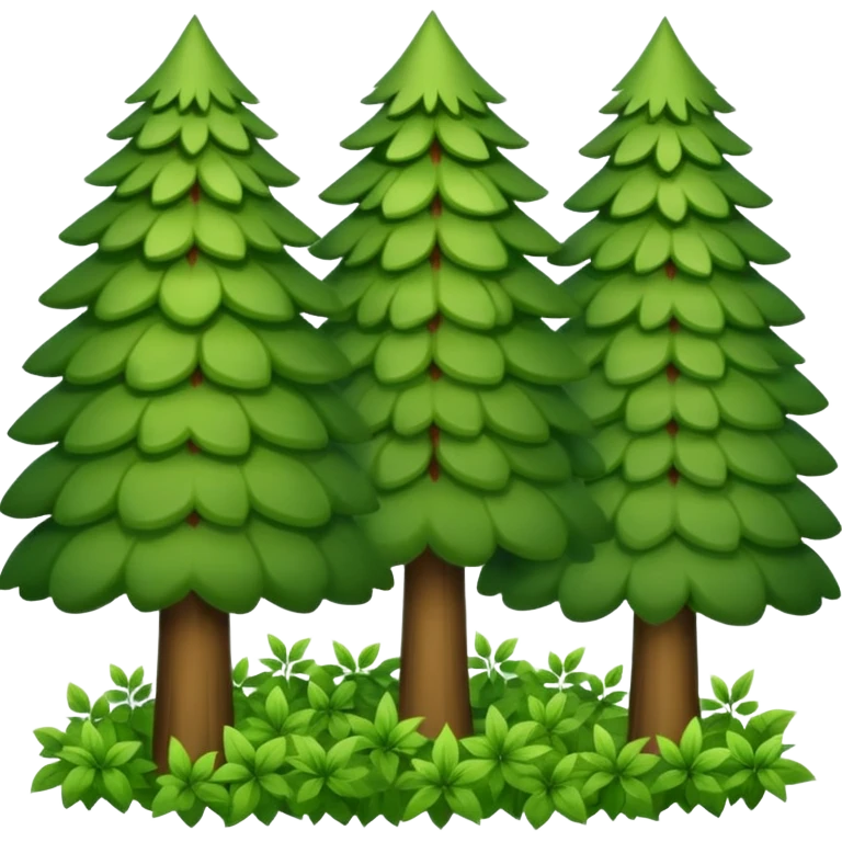 In our hometown, there’s plenty of trees emoji