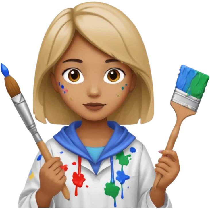 girl painter emoji