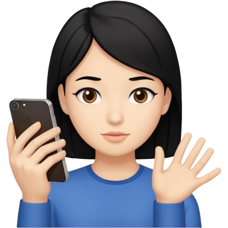 THAT PERSONA HAVE A BLACK HAIR AND ARE UPLOADING VIDEOS emoji