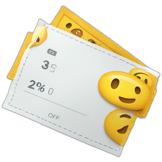 coupon emoji