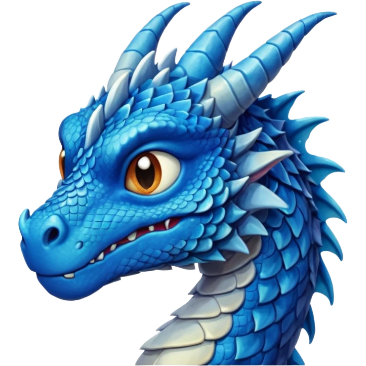 Sad dragon  emoji
