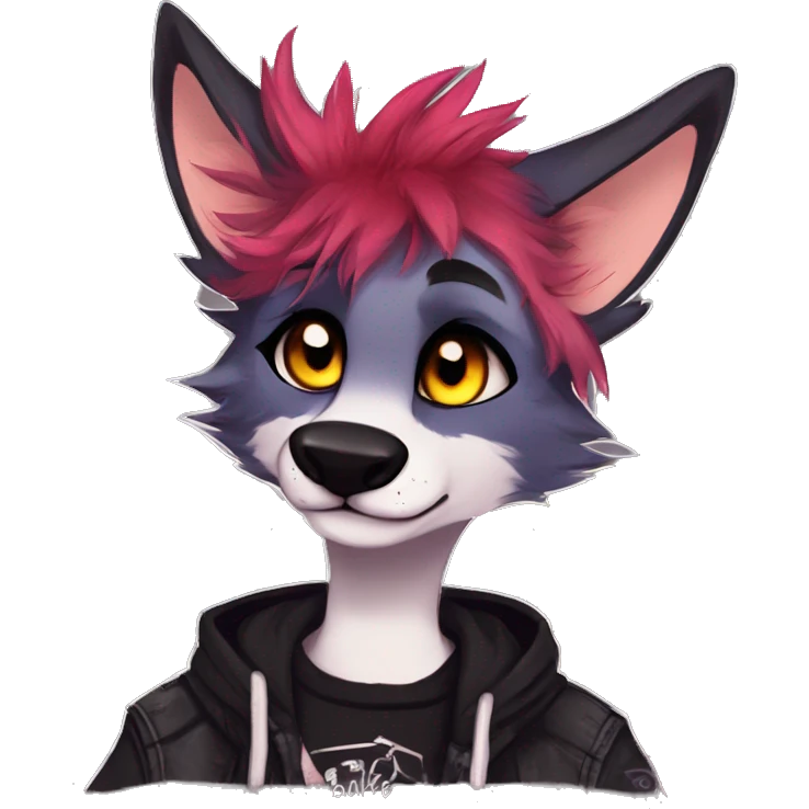 Edgy punk anthro furry by Falvie, LiLaiRa, griffsnuff, AngieWolf emoji