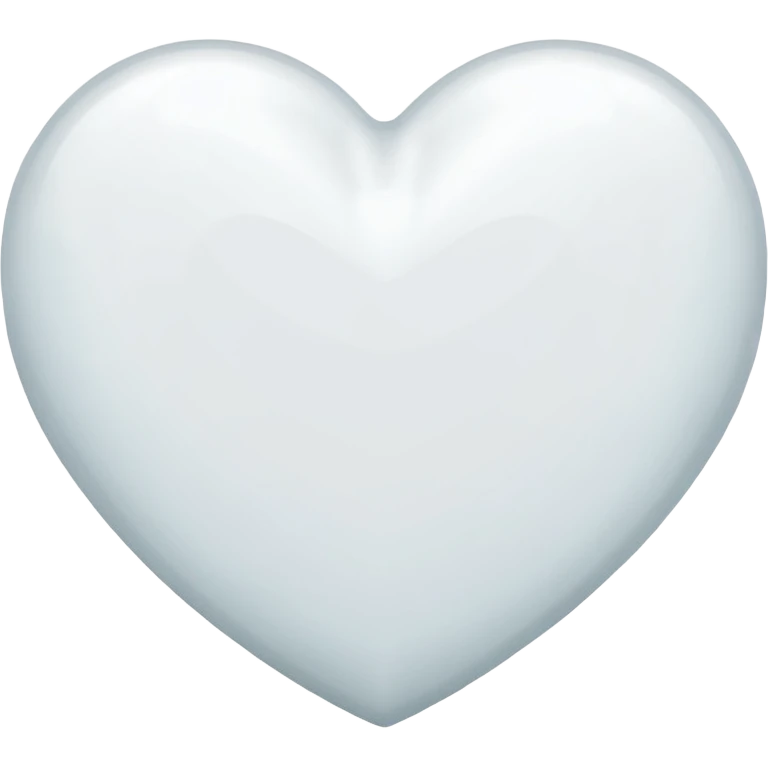 White heart emoji