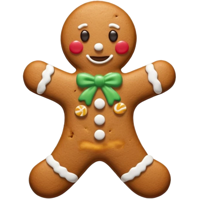 Biscoito de Natal boneco  emoji