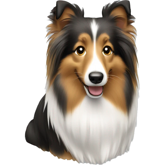 Sheltie dog emoji