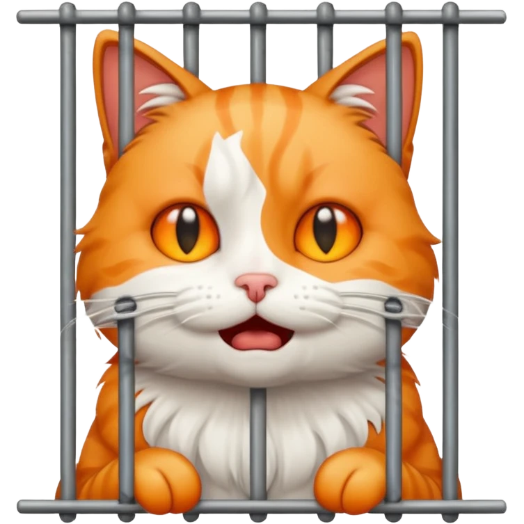 cat jail cry place emoji