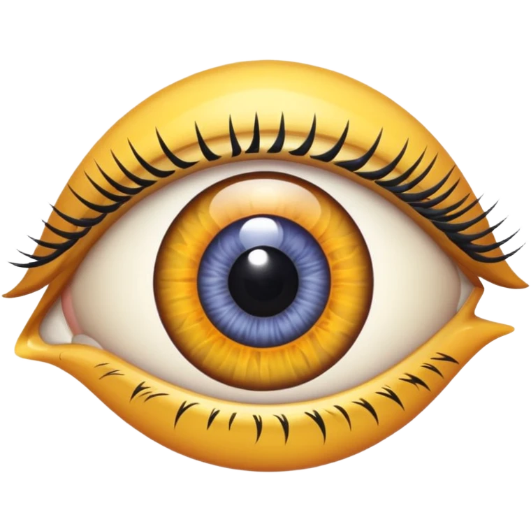 ⚠️ with an eye in it emoji