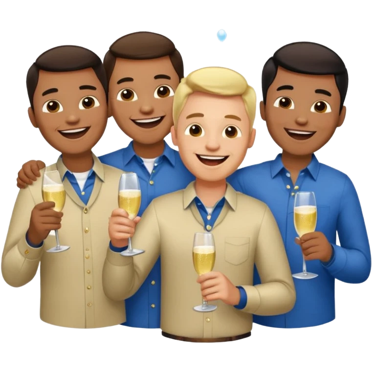 men eating at restaruant emoji
