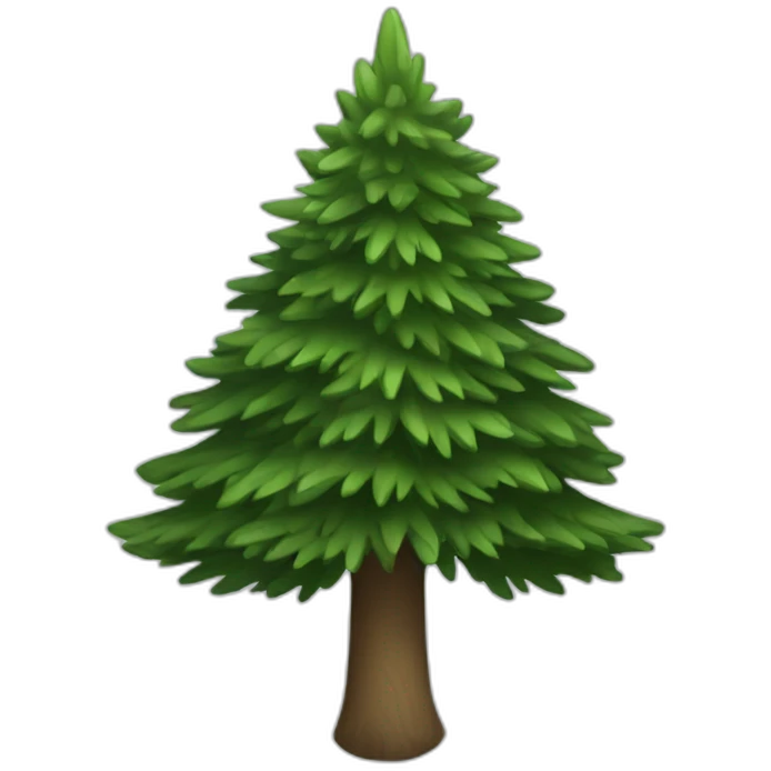 Spruce tree emoji