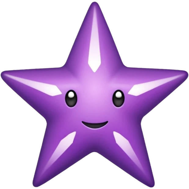 Estrella moradas emoji