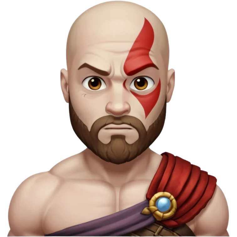 Kratos skin whiter Without beard emoji