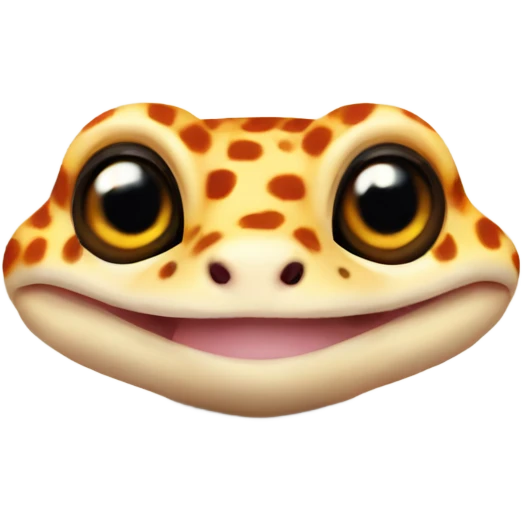 leopard gecko orange  emoji